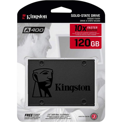 Disco Duro SSD Kingston A400 120GB SATA 3 2.5''