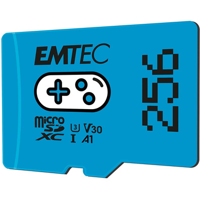 Emtec MicroSD XC UHS-1 U3 V30 A1 256GB Azul Switch