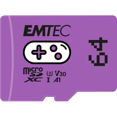 Emtec MicroSD XC UHS-1 U3 V30 A1 64GB Violeta Switch