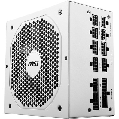 Fuente de Alimentación ATX 750W MSI MPG A750GF White