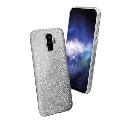 Funda Sparky Glitter por Samsung Galaxy S9+ SBS Plata