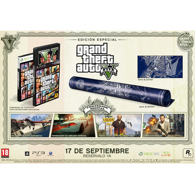 Grand Theft Auto V Xbox 360 Edición especial