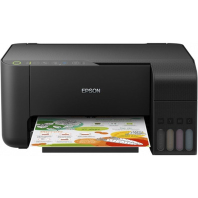 Impresora Recargable Color Multifunción Epson Ecotank L3150 WiFi Negra