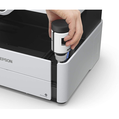 Impresora Recargable Monocromo Multifunción Epson Ecotank ET-M3140 Fax/Dúplex Blanca