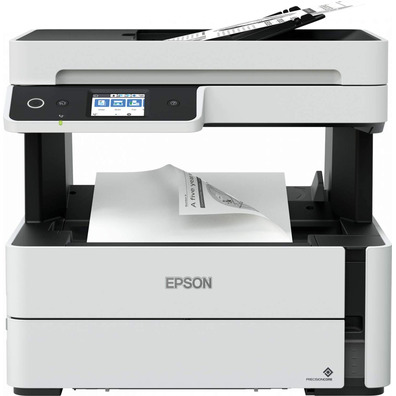 Impresora Recargable Monocromo Multifunción Epson Ecotank ET-M3140 Fax/Dúplex Blanca