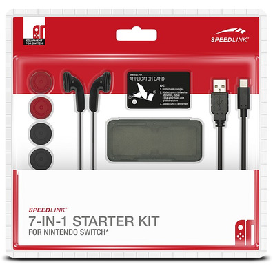 Kit  Accesorios  STARTER PACK 7 en 1 para Nintendo Switch