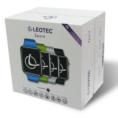 Smartwatch Leotec Bluetooth Sport Negro