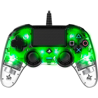 Mando Nacon Compact Wired Illuminated Green Oficial PS4