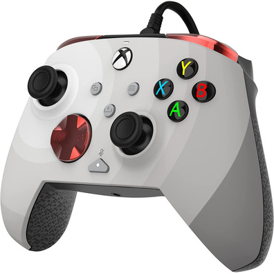 Mando PDP Rematch Wired Controller Radial White + Game Pass 1 Mes