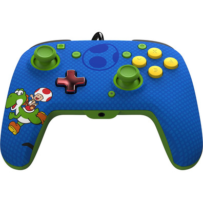 Mando PDP Rematch Wired Controller Super Mario Toad y Yoshi Switch/Lite/OLED