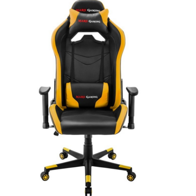 Mars gaming silla mgc3 negra/amaril pro