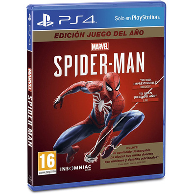 Marvel's Spider-Man GOTY (Game of the Year) Edition PS4