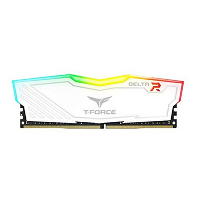 Memoria RAM Teamgroup Delta R 8GB (2x4GB) 2400 Mhz Blanco