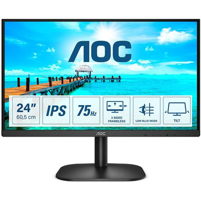 Monitor AOC 24B2XD 23.8" Full HD Negro