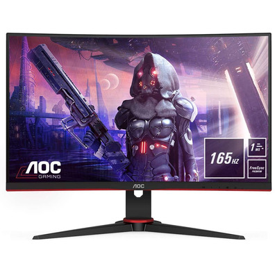 Monitor Gaming LED 24'' AOC C24G2AE/BK Curvo Negro