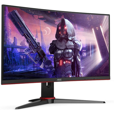 Monitor Gaming LED 24'' AOC C24G2AE/BK Curvo Negro