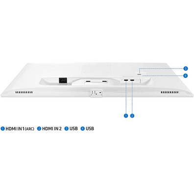 Monitor LED 32'' Samsung Smart M5 Blanco