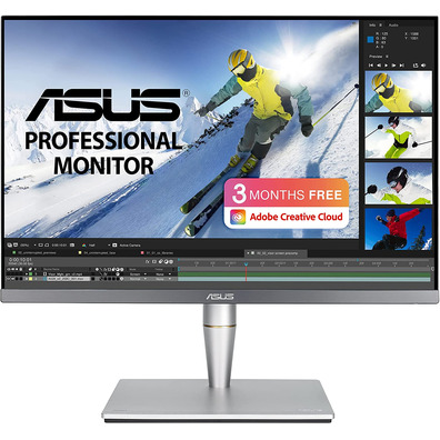 Monitor Profesional Asus Pro Art PA24AC 24" WUXGA Multimedia Plata