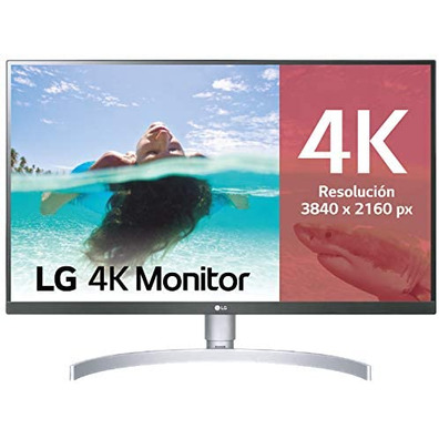 Monitor Profesional LG 27UL850-W 27"4K/Multimedia Plata