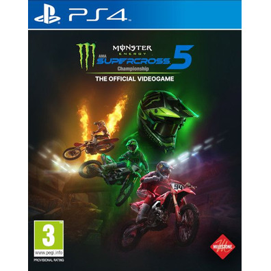 Monster Energy Supercross 5: The Oficial Videogame PS4