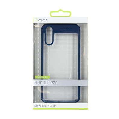 Muvit Funda Cristal Bump Huawei P20 Azul