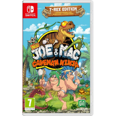 New Joe & Mac: Caveman Ninja T-Rex Edition Switch