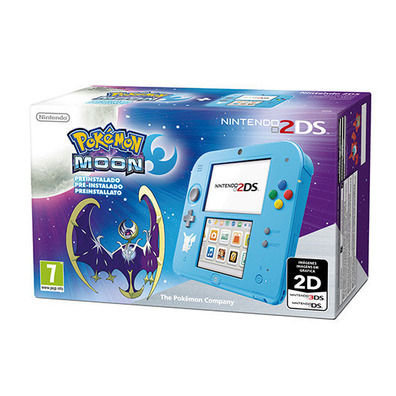 Nintendo 2ds Azul + Pokemon Luna