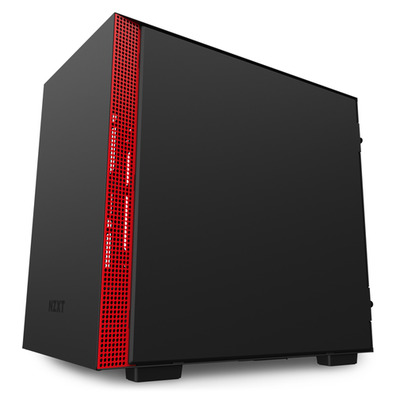 NZXT Caja MINI ITX H210 Negro-Rojo