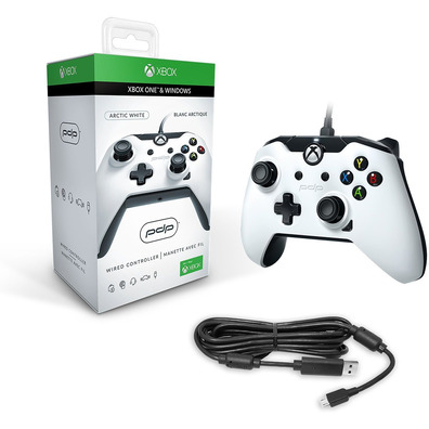 PDP Mando Artic White Xbox One Con Cable