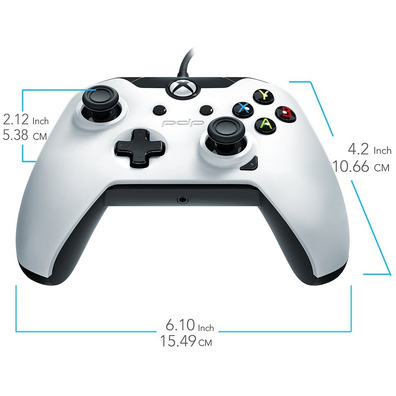 PDP Mando Artic White Xbox One Con Cable