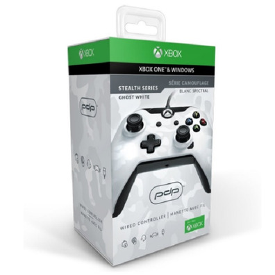 PDP MANDO CON CABLE Camuflaje Blanco (XBOX ONE/PC) OFICIAL