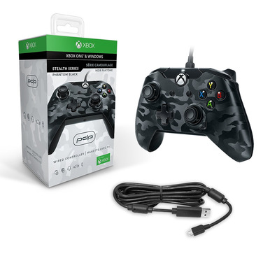 Pdp Mando con cable Phantom Black (xbox one/PC) oficial