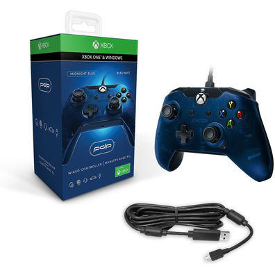 Pdp Mando Con Cable Azul Xbox One/PC