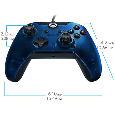 Pdp Mando Con Cable Azul Xbox One/PC