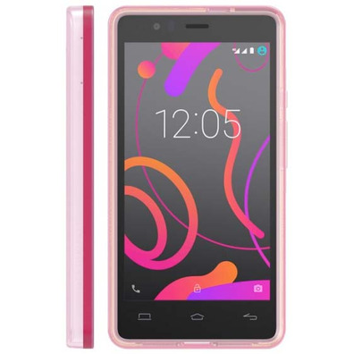 Funda Gummy BQ Aquaris E5S/E5 4G Rosa