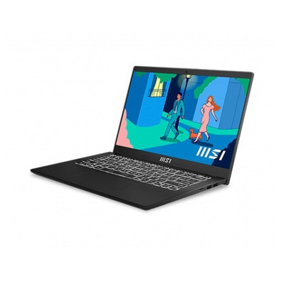 Portátil MSI Modern 14 C12M-017XES Classic Black i7/16GB/512GB SSD/14''