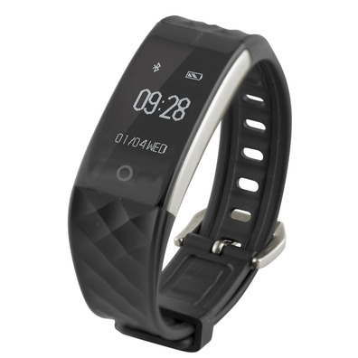 Pulsera deportiva Fitness Band HR Ksix con Pulsómetro Negra