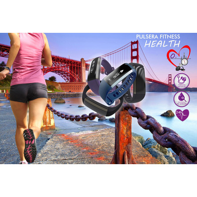 Pulsera Leotec Fitness Health Azul