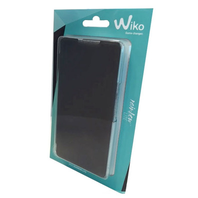 Funda Wiko Rainbow Lite 4G Folio Negra