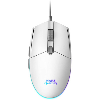 Ratón Gaming Mars Gaming MMGW Blanco