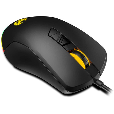 Ratón Krom Kammo MMO RGB Negro