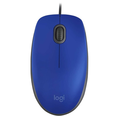 Ratón Logitech M110 Silent Mouse Azul 1000 DPI