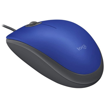 Ratón Logitech M110 Silent Mouse Azul 1000 DPI