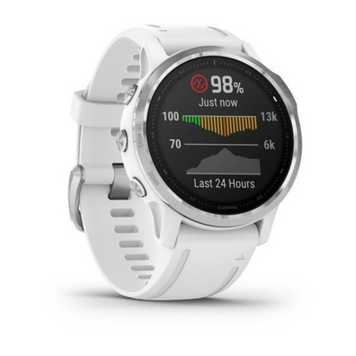 Reloj Deportivo GPS Garmin Fénix 6S Plata/Blanco