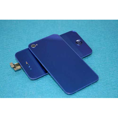 Reparación Carcasa completa iPhone 4S Azul Metálico