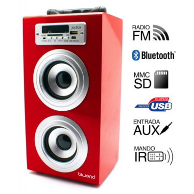 Reproductor JoyBox Bluetooth Rojo Biwond