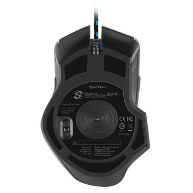 Sharkoon Skiller Raton Gaming 10800 dpi Negro