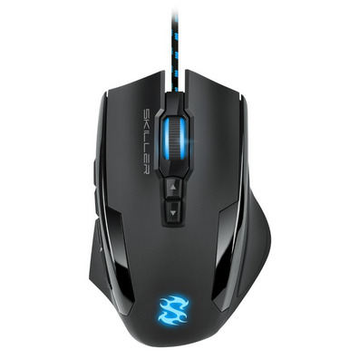 Sharkoon Skiller Raton Gaming 10800 dpi Negro