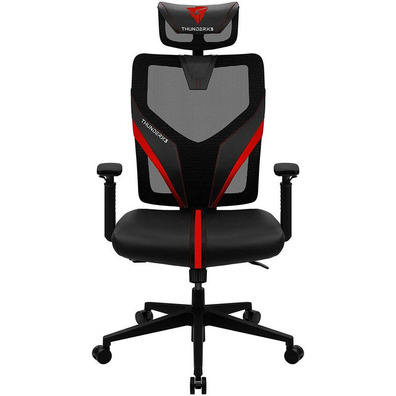 Silla Ergonómica Thunder X3 Yama 1 Negro/Rojo