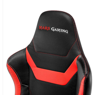 Silla Gamer  Mars Gaming MGC218 Negro-Rojo